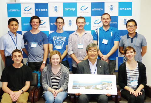 The group photo at the president’s office