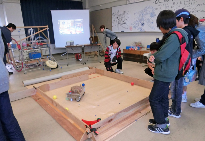 部活動による展示