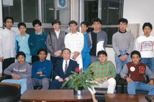 1988年 当時の留学生と日本人学生